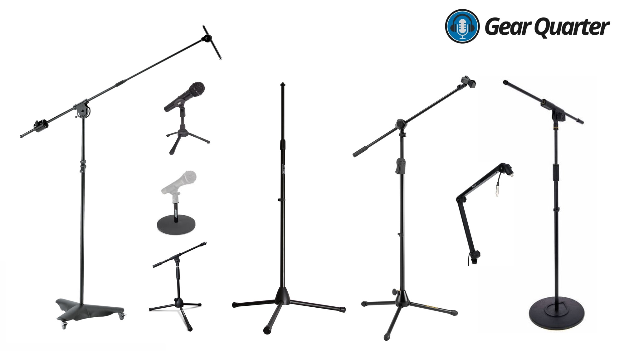 Tipos de soportes para micrófonos: características y usos - Gear