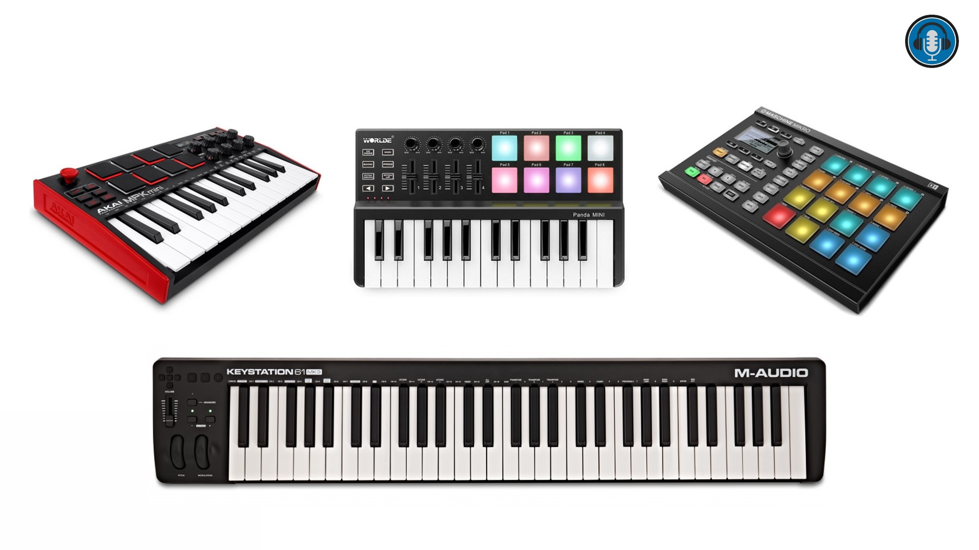 Tipos de Controladores MIDI para DAW: teclado, pad, mixto y más